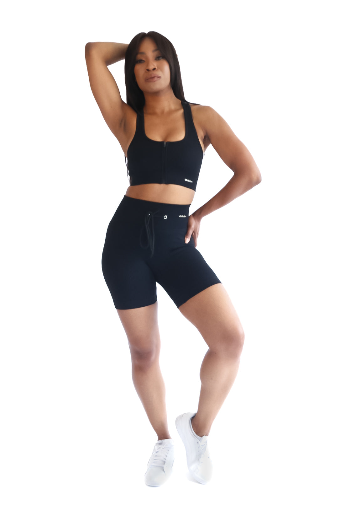 Victoria Zip Sports Bra