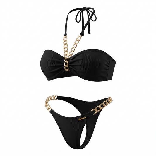 Midnight Gold Bikini Set