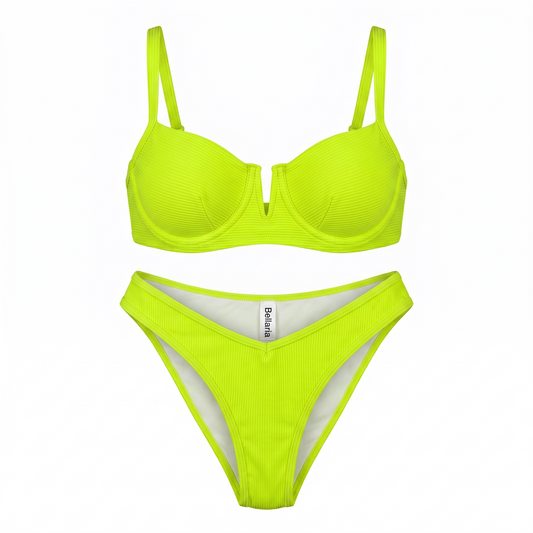 Electric Lime Bikini Set