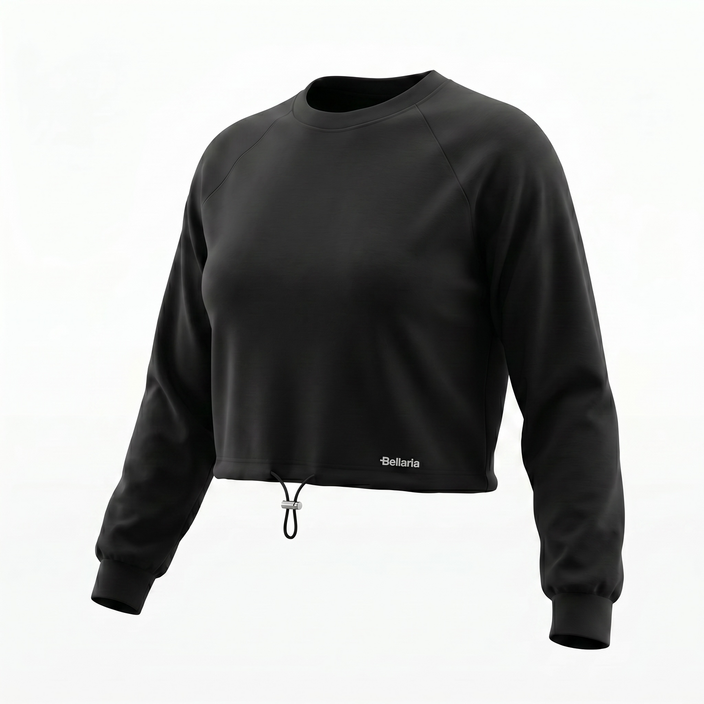 Bellaria Essential Crop Sweatshirt - Cream