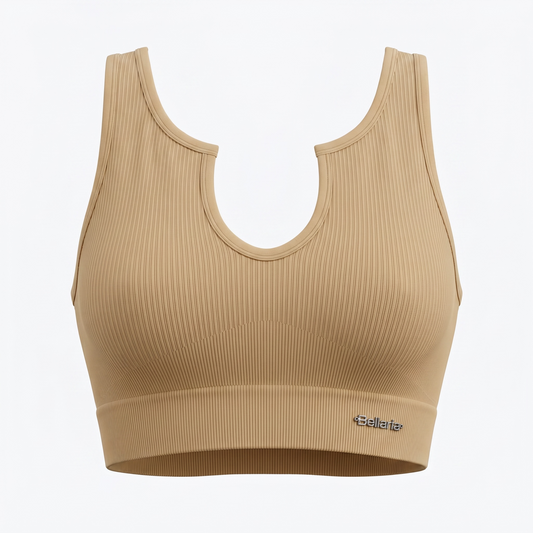Cabernet Sculpt Sports Bra- Cream