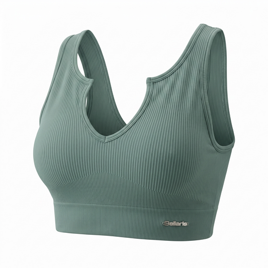 Cabernet Sculpt Sports Bra- Sage
