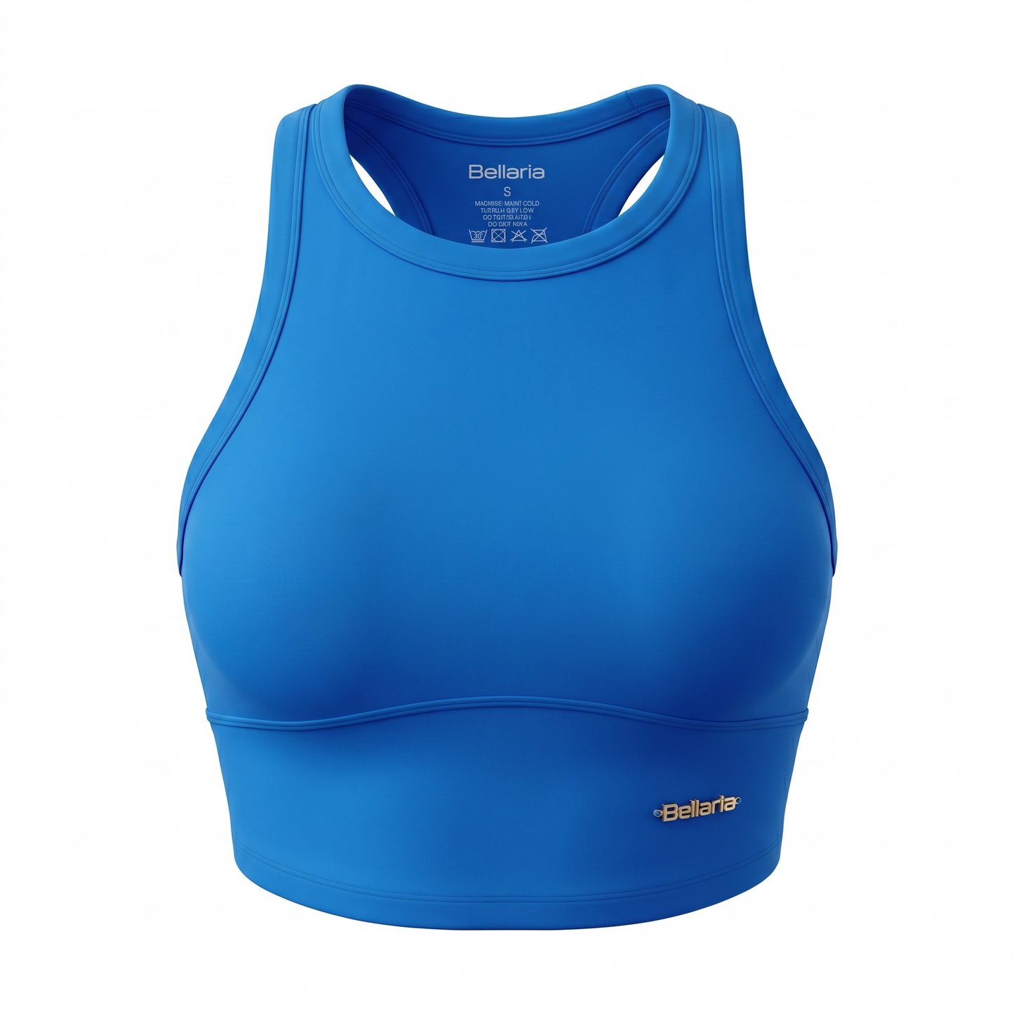 Bellaria Active High-Neck Sports Bra- Black