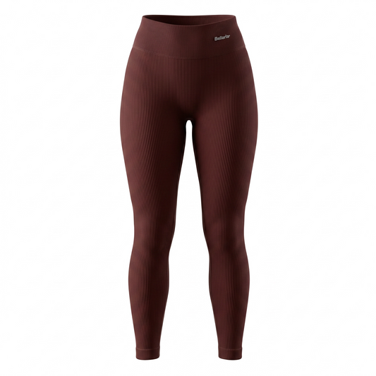 Cabernet Sculpt Legging- Brown