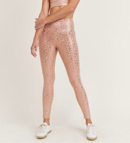 Leopard Shimmer Legging