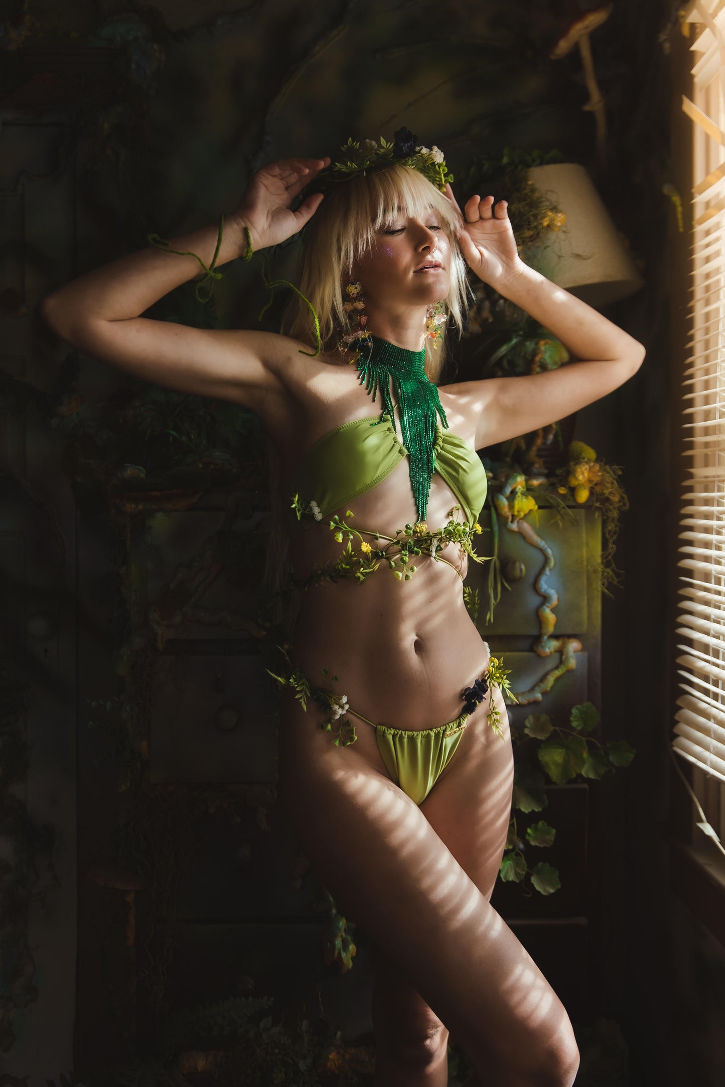 Pretty in Green Bikini